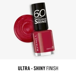60 Seconds Super Shine 313 Feisty Red 8ml