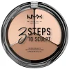 3 Steps to Sculpt Face Sculpting Palette Fair 3x5g