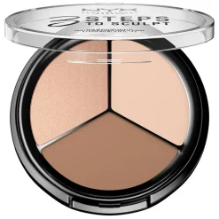 3 Steps to Sculpt Face Sculpting Palette Fair 3x5g