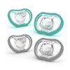 Active Flexy Pacifier Turquoise /Grey 4m+ 4pcs