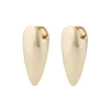 Aero Mid Earring Plain Gold
