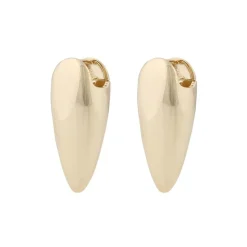 Aero Mid Earring Plain Gold