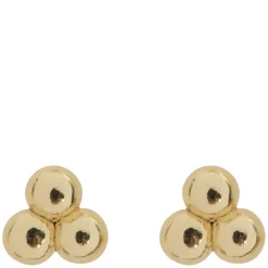 Agnes 3 Balls Small Stud Earrings 4mm