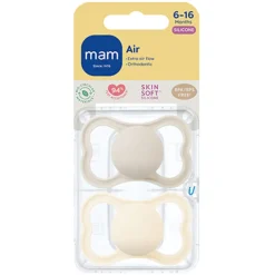 Air Silicone 6-16m Neutral 2pcs