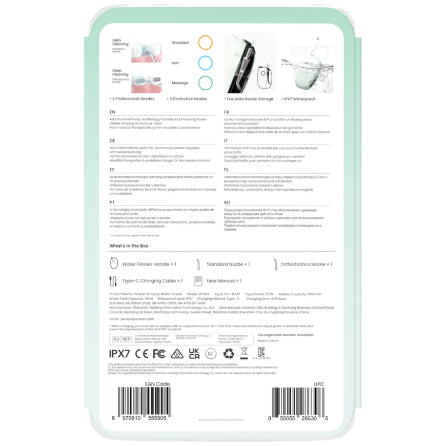 AirPump A10 Water Flosser Green