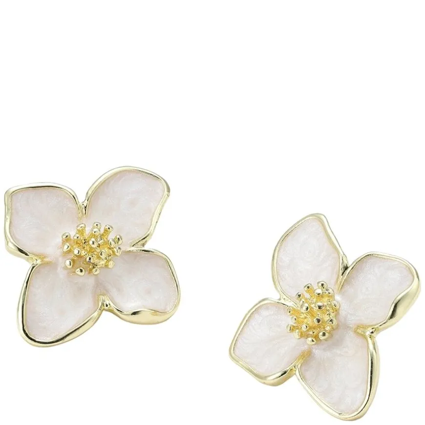 Alora Flower Stud Earrings