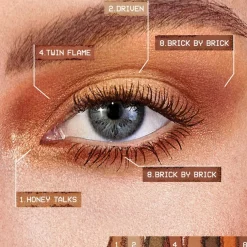 Always On Moodboard Eyeshadow Palette Fiery Vibes 6,8g
