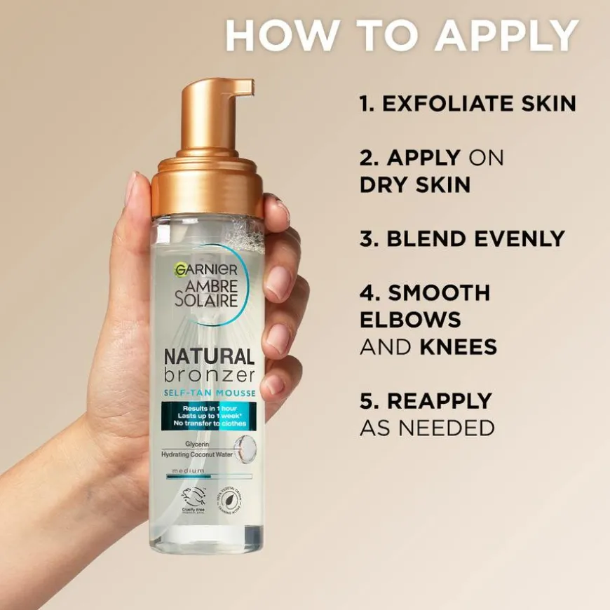 Ambre Solaire Natural Bronzer Self Tan Mousse 200ml