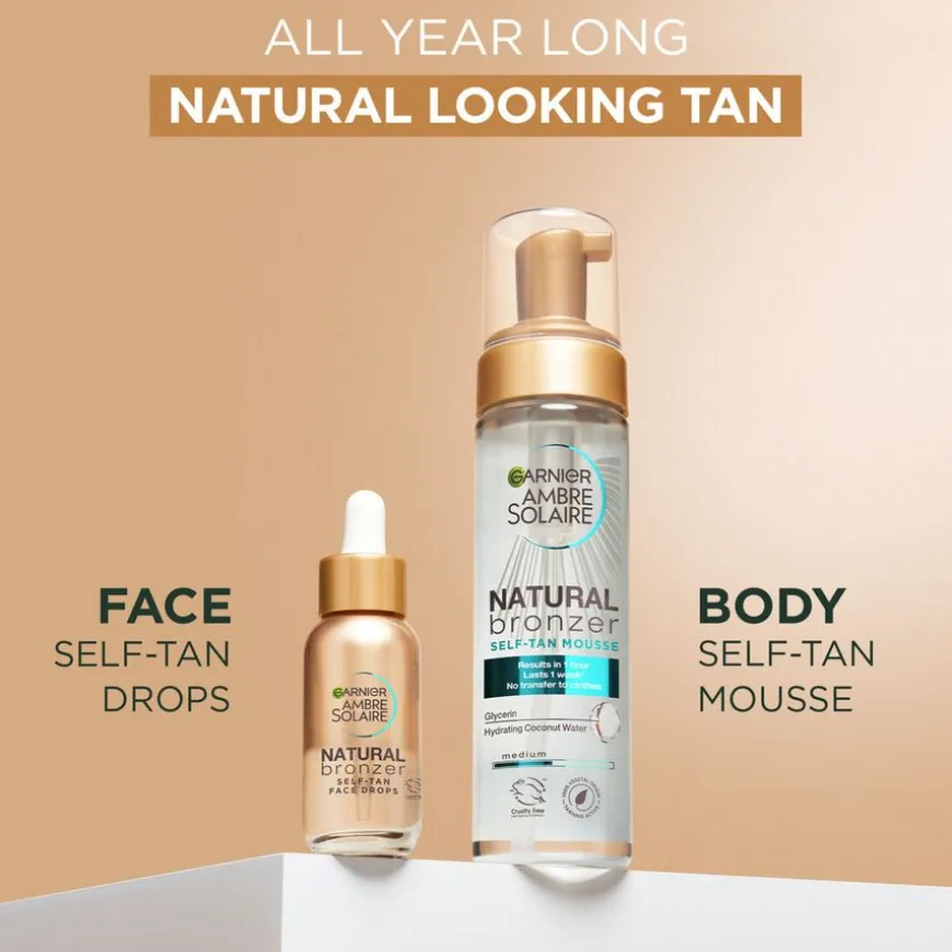 Ambre Solaire Natural Bronzer Self Tan Mousse 200ml