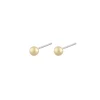 Amsterdam Earring Plain Gold 4mm