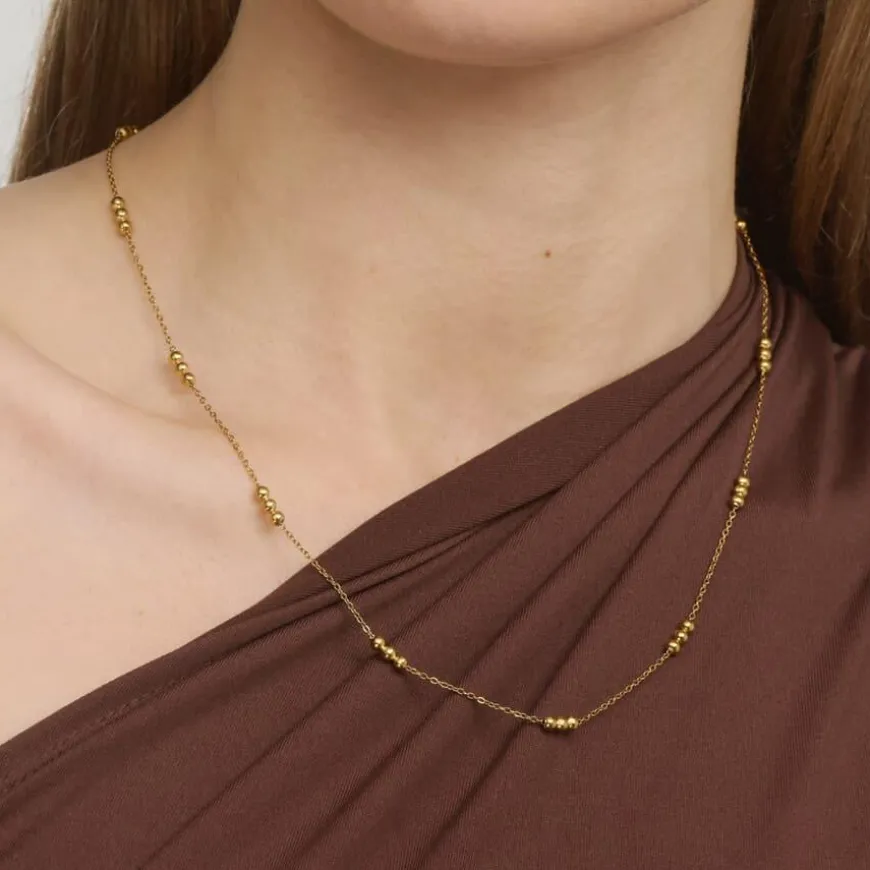 Anica Beaded Chain Necklace