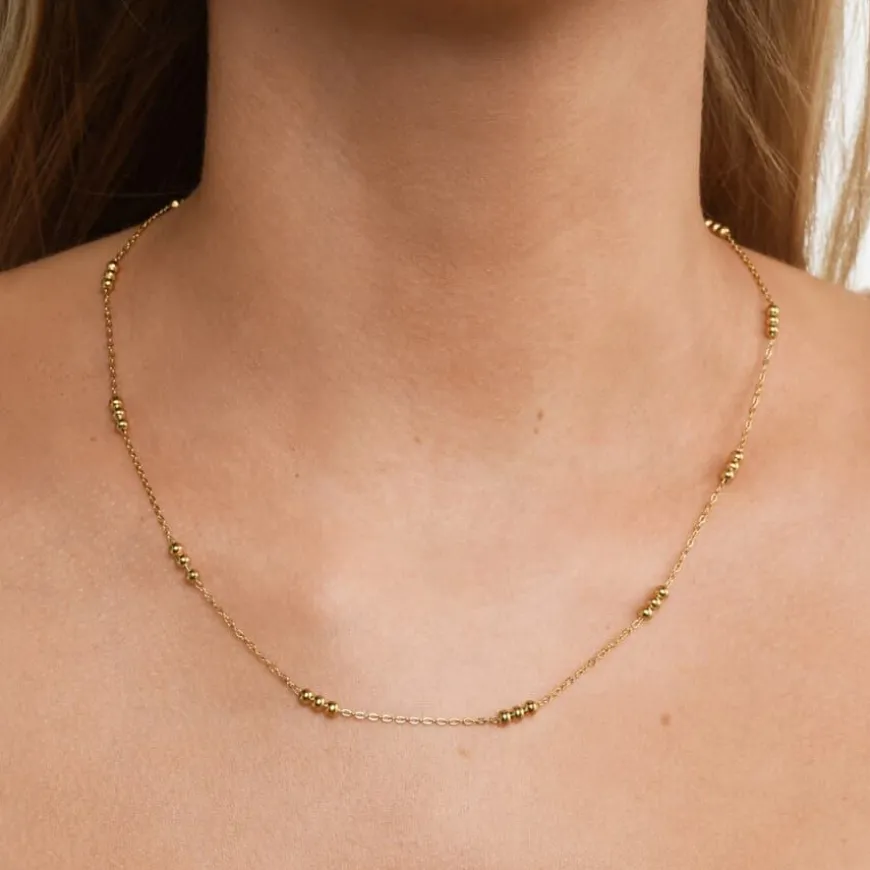Anica Beaded Chain Necklace