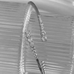 Aurora Bangle Bracelet Silver