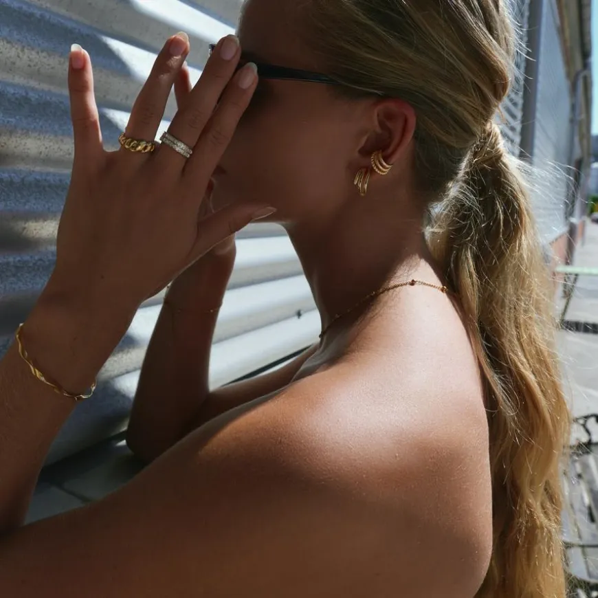 Aylani Wide Layered Ear Cuff