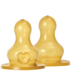 Baby Bottle Nipple Round Latex Slow Flow 2pcs