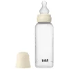 Baby Bottle Round Silicone Medium Flow Ivory 270ml