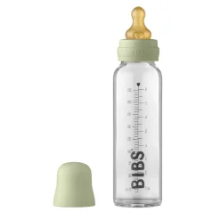 Baby Glass Bottle Complete Set Latex Sage 225ml