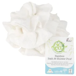 Bamboo Bath & Shower Pouf