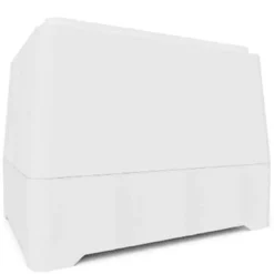 Bamboo In-Shower Case For Storage & Travel Cloud White