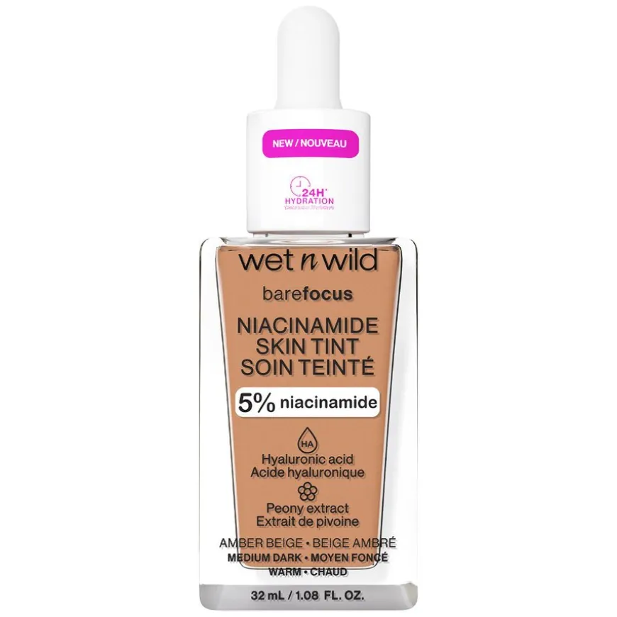 Bare Focus Niacinamide Skin Tint Amber Beige 32ml