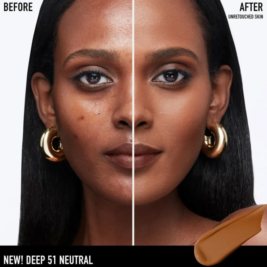 BAREPRO 24H Matte Comfort Liquid Foundation Deep 51 Neutral 30ml