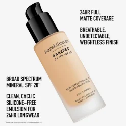 BAREPRO 24H Matte Comfort Liquid Foundation Med. 32 Cool 30ml