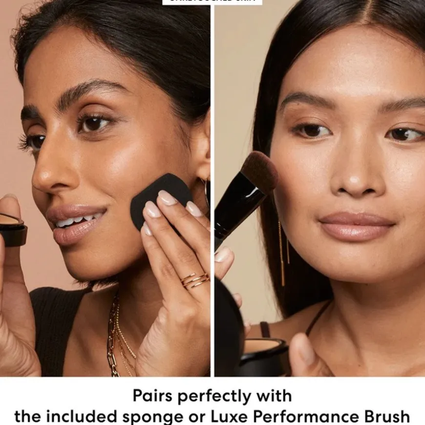 BarePro 16hr Skin-Perfecting Powder Foundation Medium Deep 45 Neutral 8g