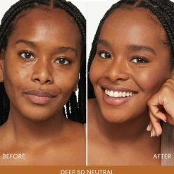 BarePro 16hr Skin-Perfecting Powder Foundation Deep 50 Neutral 8g