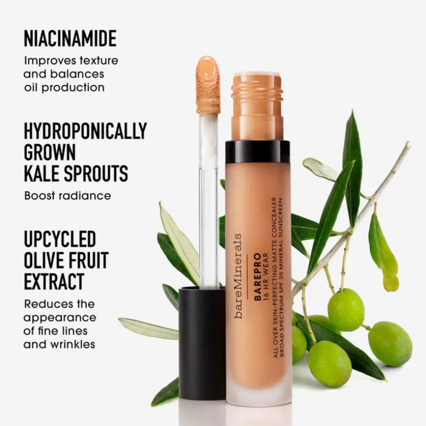 BarePro 16HR Wear All Over Skin-Perfecting Matte Concealer Medium Deep 450 Neutral 7,5ml