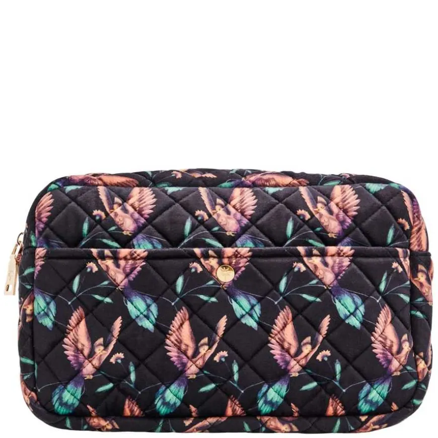 Beauty Bag Black Hummingbird Large
