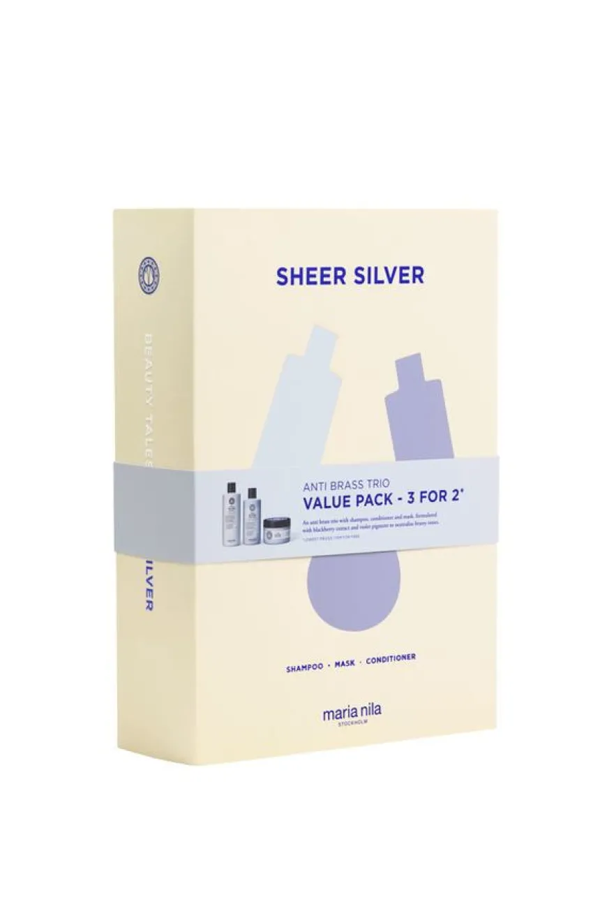 Beauty Box Sheer Silver 3pcs