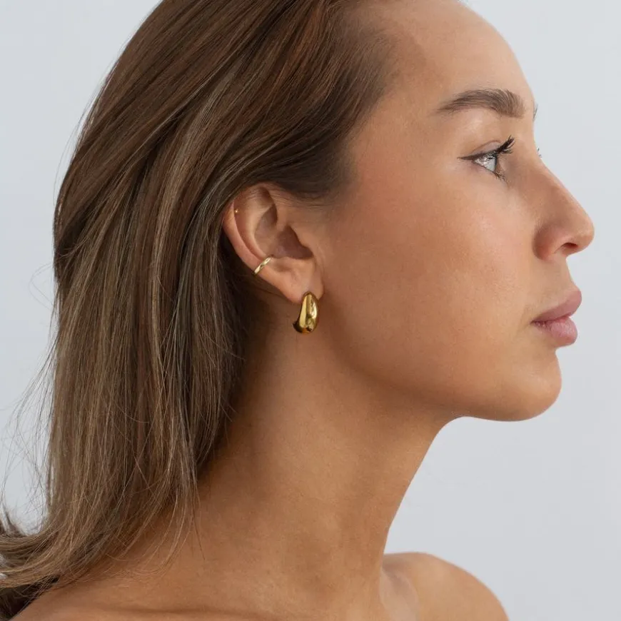 Beaux Classic Chunky Stud Earrings 19,5mm