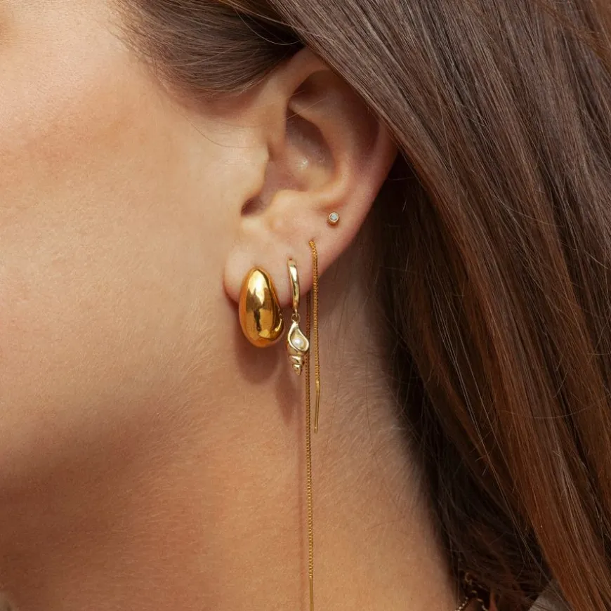 Beaux Classic Chunky Stud Earrings 19,5mm