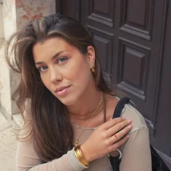 Beaux Classic Chunky Stud Earrings 19,5mm