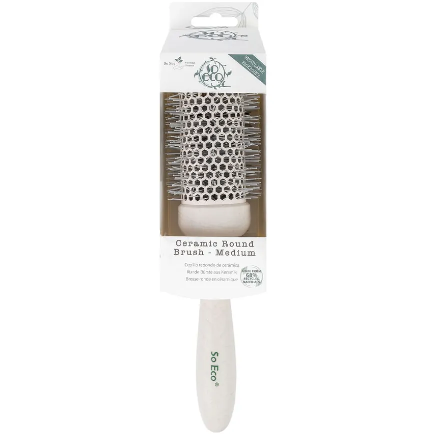 Biodegradable Ceramic Round Brush Medium
