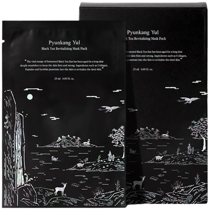 Black Tea Revitalizing Mask Pack 10 pcs