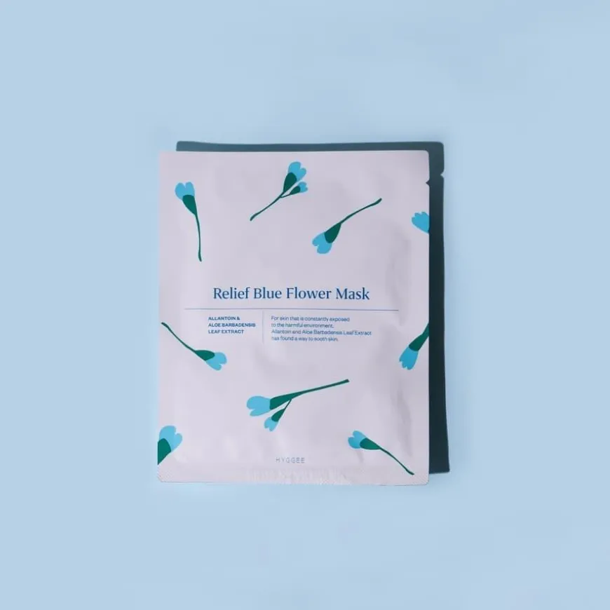 Blue Flower Relief Flower Mask 35ml