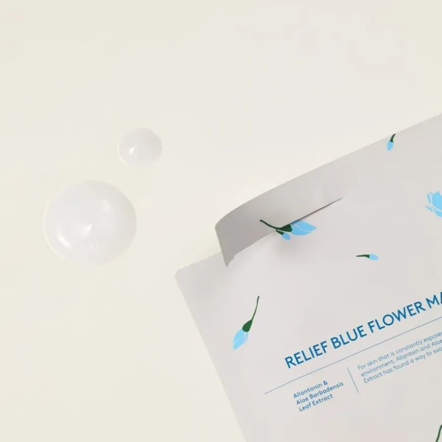Blue Flower Relief Flower Mask 35ml