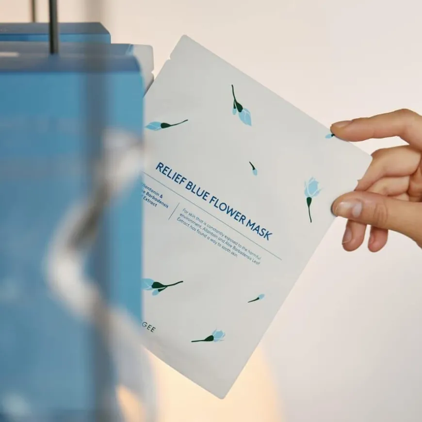 Blue Flower Relief Flower Mask 35ml
