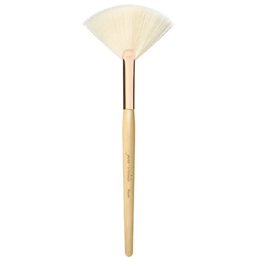 Blush Brush White Fan
