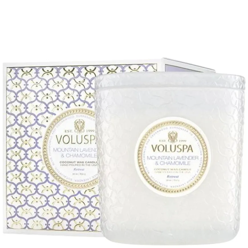 Boxed Maison Luxe Jar Candle Mountain Lavender & Chamomille 850g