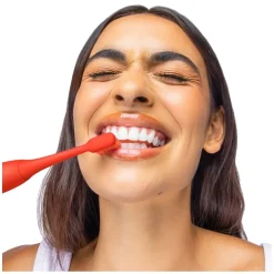 Bright Red Electric Toothbrush 1pcs