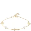 Brittany Mix Bracelet Gold/White Onesize