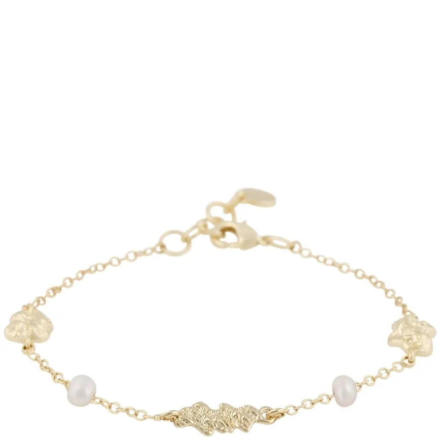 Brittany Mix Bracelet Gold/White Onesize