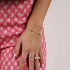 Brittany Small Bracelet Gold Onesize