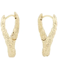 Brittany Small Hoop Earring Gold Onesize