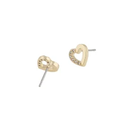 Brooklyn Small Earring Gold/Clear Onesize