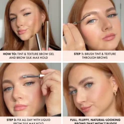 Brow Gel Tint and Texture Medium Brown 3ml