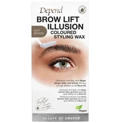 Brow Lift Illusion Coloured Styling Wax Soft Brown 5g
