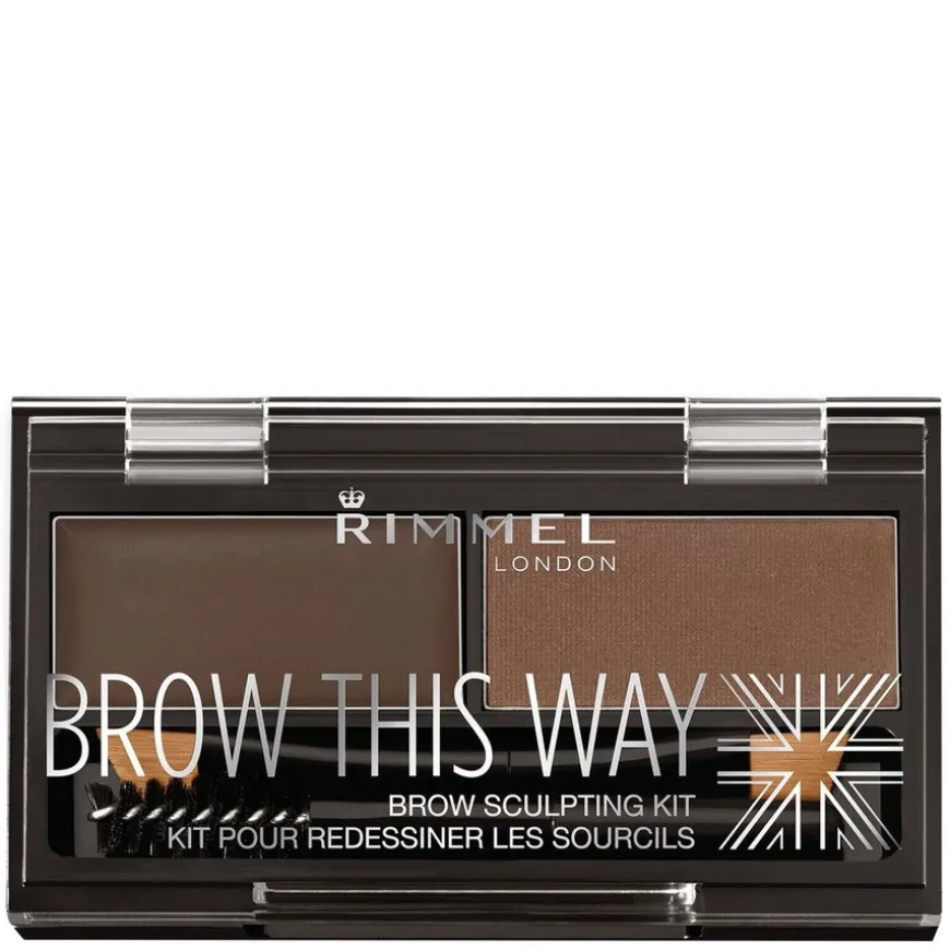 Brow This Way Eyebrow Powder Kit Dark Brown 2,4g